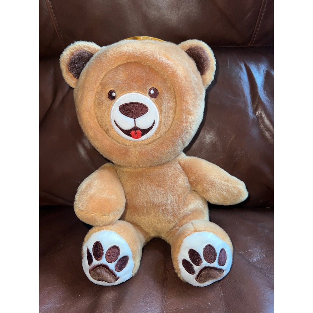 Sunny Days Entertainment Mood Bear Rotating Face Multi-Expression Plush Brown